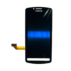Дисплей (экран) Nokia 700, С сенсорным стеклом, Черный