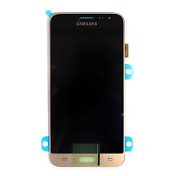 Дисплей (экран) Samsung J320 Galaxy J3 Duos, С сенсорным стеклом, Без рамки, TFT, Золотой