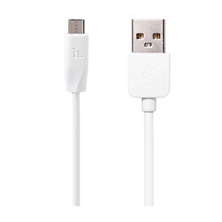 USB кабель Hoco X1 Rapid, MicroUSB, 1.0 м., Белый