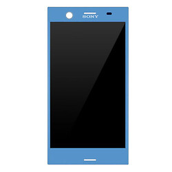 Дисплей (экран) Sony G8341 Xperia XZ1 / G8342 Xperia XZ1, High quality, Без рамки, С сенсорным стеклом, Синий