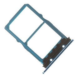 Держатель SIM карты Huawei P30, С разъемом на карту памяти, Синий
