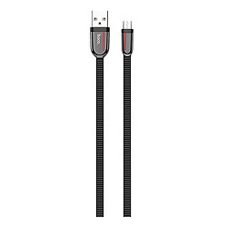 USB кабель Hoco U74 Grand, MicroUSB, 1.0 м., Черный