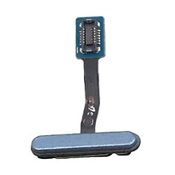 Шлейф Samsung G970 Galaxy S10e, С сканером отпечатка пальца, Синий