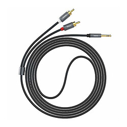 AUX кабель Hoco UPA-10, 1.5 м., 3.5 мм., Серый