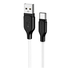 USB кабель Borofone BX42 Encore, Type-C, 1.0 м., Белый