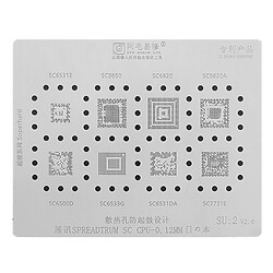Трафарет Amaoe BGA SU:2 Spreadtrum CPU 0.12mm V2.0