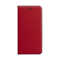 Чехол (книжка) Xiaomi Mi Note 10 Lite, Carbon, Красный