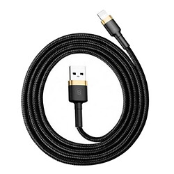 USB кабель Baseus CALKLF-CV1 Cafule Apple iPhone SE 2022 / iPhone 14 Pro Max / iPhone 14 Plus / iPhone 14 Pro / iPhone 14 / iPhone 13 Pro / iPhone 13 Mini / iPhone 13 / iPhone 13 Pro Max / iPhone 12 Mini / iPhone 12 Pro Max, Lightning, 2.0 м., Черный