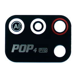 Стекло на камеру Tecno Pop 4 Pro, Черный