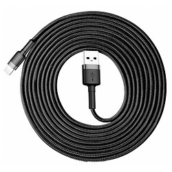 USB кабель Baseus CALKLF-RG1 Apple iPhone SE 2022 / iPhone 14 Pro Max / iPhone 14 Plus / iPhone 14 Pro / iPhone 14 / iPhone 13 Pro / iPhone 13 Mini / iPhone 13 / iPhone 13 Pro Max / iPhone 12 Mini / iPhone 12 Pro Max, Lightning, 3.0 м., Черный