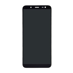Дисплей (экран) Samsung J600 Galaxy J6, С сенсорным стеклом, Без рамки, Super Amoled, Черный