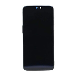 Дисплей (экран) OnePlus 6, С сенсорным стеклом, С рамкой, OLED, Черный