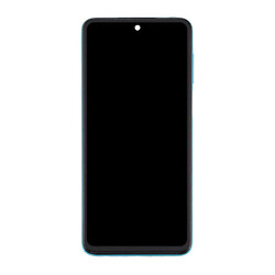 Дисплей (экран) Xiaomi Redmi Note 9 Pro / Redmi Note 9S, High quality, С рамкой, С сенсорным стеклом, Синий