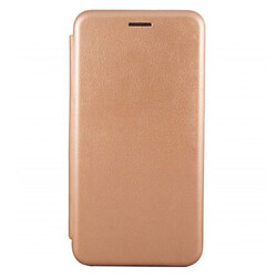 Чехол (книжка) OPPO A55 4G, Premium Leather, Золотой