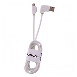 USB кабель Joyroom S-M126, MicroUSB, 1.0 м., Белый