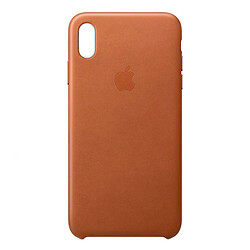 Чехол (накладка) Apple iPhone X / iPhone XS, Leather Case Color, Saddle Brown, Коричневый