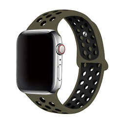 Ремешок Apple Watch 42 / Watch 44, Nike Sport Band, Green/Black, Зеленый