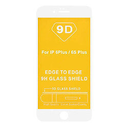 Защитное стекло Apple iPhone 6 Plus / iPhone 6S Plus, Full Screen, 9D, Белый