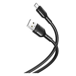 USB кабель XO NB212, MicroUSB, 1.0 м., Черный