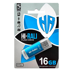 USB Flash Hi-Rali Rocket, 16 Гб., Синий