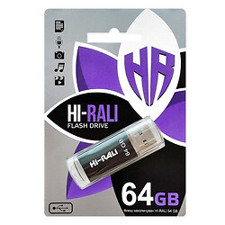 USB Flash Hi-Rali Rocket, 64 Гб., Черный