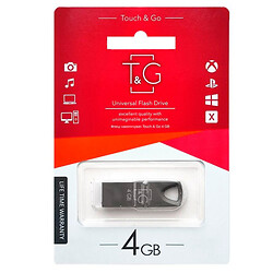 USB Flash T&G Metal 117, 4 Гб., Черный