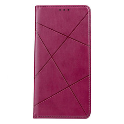Чехол (книжка) Xiaomi Redmi 10, Business Leather, Бордовый