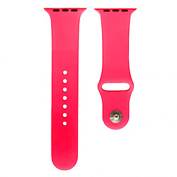 Ремешок Apple Watch 42 / Watch 44, Silicone WatchBand, Hot Pink, Розовый