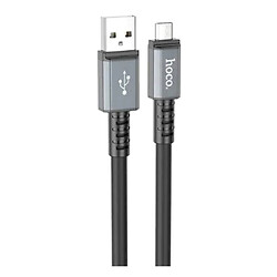 USB кабель Hoco X85, MicroUSB, 1.0 м., Черный