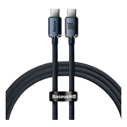 USB кабель Baseus CAJY000601 Crystal Shine, Type-C, 1.2 м., Черный