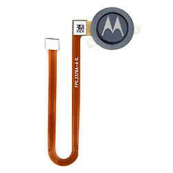 Шлейф Motorola XT2053 Moto E6s, С сканером отпечатка пальца, Синий