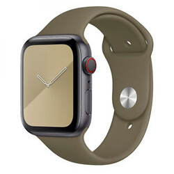Ремешок Apple Watch 42 / Watch 44, Sport Band, Зеленый Хаки, Зеленый