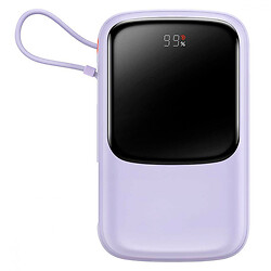 Портативная батарея (Power Bank) Baseus PPQD050005 Qpow Digital Display, 10000 mAh, Фиолетовый