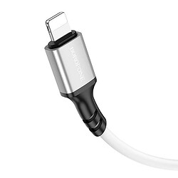 USB кабель Borofone BX83 Apple iPhone SE 2022 / iPhone 14 Pro Max / iPhone 14 Plus / iPhone 14 Pro / iPhone 14 / iPhone 13 Pro / iPhone 13 Mini / iPhone 13 / iPhone 13 Pro Max / iPhone 12 Mini / iPhone 12 Pro Max, Lightning, Type-C, 1.0 м., Белый