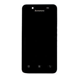 Дисплей (экран) Lenovo A319, Original (100%), С сенсорным стеклом, С рамкой, Черный