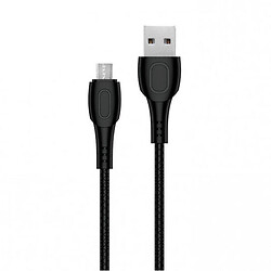 USB кабель Walker C325, MicroUSB, 1.0 м., Черный