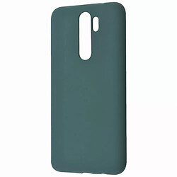Чехол (накладка) Xiaomi Redmi 9, Wave Colorful, Forest Green, Зеленый