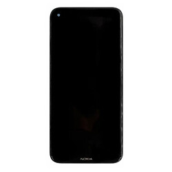 Дисплей (экран) Nokia 3.4 Dual SIM / 5.4 Dual Sim, High quality, С сенсорным стеклом, С рамкой, Черный