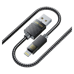 USB кабель Luxe Cube Premium Apple iPhone SE 2022 / iPhone 14 Pro Max / iPhone 14 Plus / iPhone 14 Pro / iPhone 14 / iPhone 13 Pro / iPhone 13 Mini / iPhone 13 / iPhone 13 Pro Max / iPhone 12 Mini / iPhone 12 Pro Max, Lightning, 1.0 м., Серый
