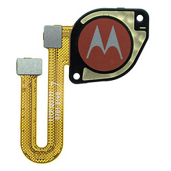 Шлейф Motorola XT2097 Moto E7i Power, С сканером отпечатка пальца, Красный