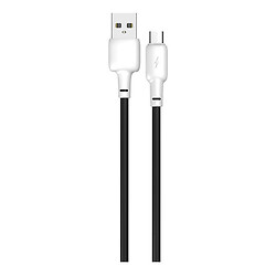 USB кабель Gelius GP-UCN001M, MicroUSB, 1.2 м., Черный