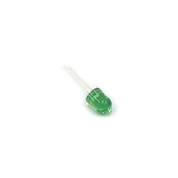 Светодиод 10мм зеленый 565нм, 40° (GNL-10003GT G-Nor), Зеленый