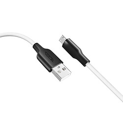 USB кабель Ridea RC-M114 Soft Silico, MicroUSB, 1.0 м., Черный