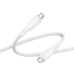 USB кабель Ridea RC-M221 Prima, Type-C, Type-C, 1.0 м., Белый