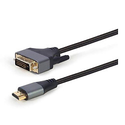 Кабель Cablexpert CC-HDMI-DVI-4K-6, DVI, HDMI, 1.8 м., Черный