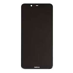 Дисплей (экран) Nokia 5.1 Plus / X5 2018, Original (100%), С сенсорным стеклом, Без рамки, Черный