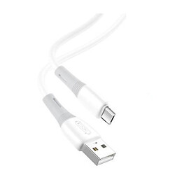 USB кабель XO NB225, MicroUSB, 1.0 м., Белый