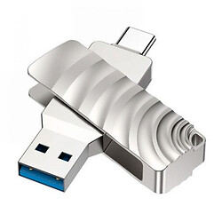 USB Flash Borofone BUD3, 128 Гб., Серебряный