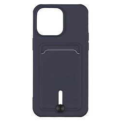Чехол (накладка) Apple iPhone 15, Colorfull Pocket Card, Dark Blue, Синий