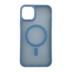 Чехол (накладка) Apple iPhone 12 / iPhone 12 Pro, Stiff Cover Colorful Matte, MagSafe, Ocean Blue, Синий